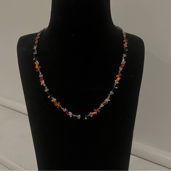 NEW Rainbow Baguette Tennis Necklaces - Picture 2 of 8